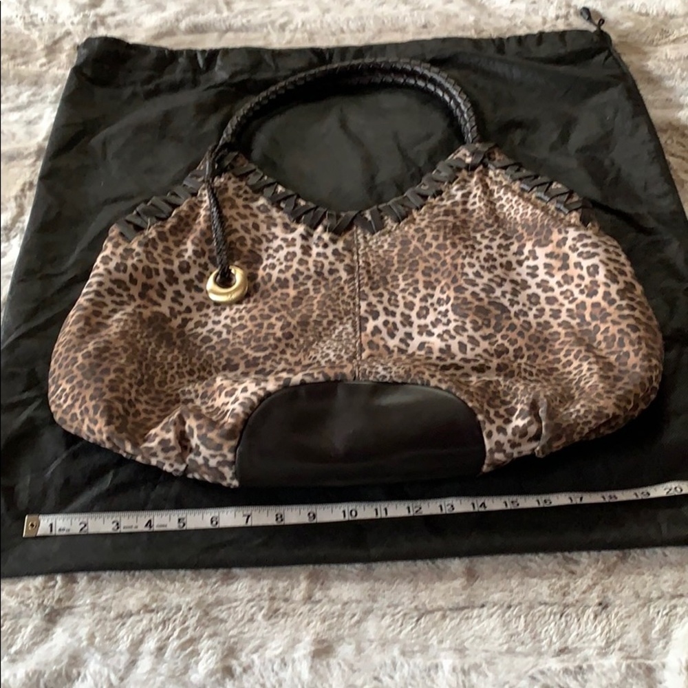 ✨HP✨ DONALD J. PLINER Animal Print Leather Hobo - Picture 14 of 15
